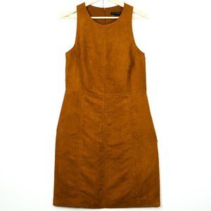 Banana Republic - Brown Faux Suede Sheath Dress